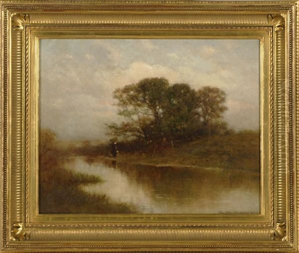 Figure By A Stream - view 1