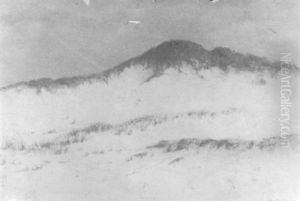 Cape Code Dune And Beach Scene by Charles Drew Cahoon
