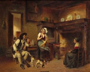 The Huntsman's Trophy by Leon Emile Caille