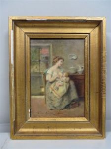 Femme Allaitant by Leon Emile Caille
