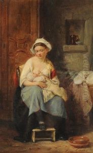 Muttergluck by Leon Emile Caille