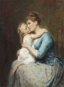 Motherly Love by Leon Emile Caille