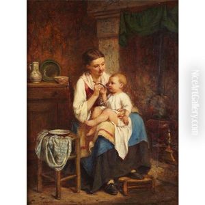 The Morning Meal by Leon Emile Caille