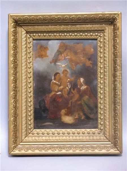 Sts Elizabeth And John The Baptist Visiting Madonna And Child - view 1