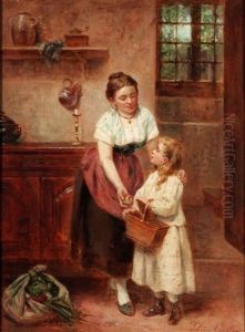 Going To School by Leon Emile Caille