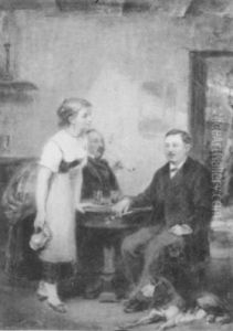 After The Meal by Leon Emile Caille
