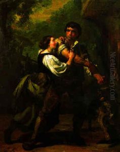 Figurliche Szene by Leon Emile Caille