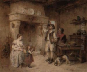 The Huntsman's Return by Leon Emile Caille