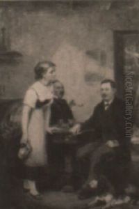 Interior Scene by Leon Emile Caille