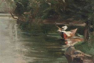 Bords De L"yerres by Gustave Caillebotte