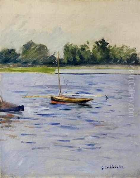 Voilliers Sur La Seine A Argenteuil - view 1