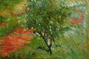 Arbre Au Bord D'un Sentier by Gustave Caillebotte
