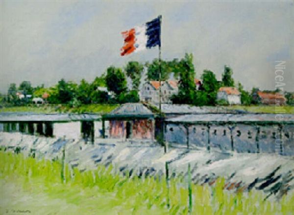 Lavoirs Sur La Seine - view 1
