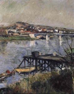 Le Pont D'argenteuil by Gustave Caillebotte