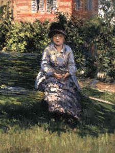 Madame Renoir Dans Le Jardin Du Petit Gennevilliers