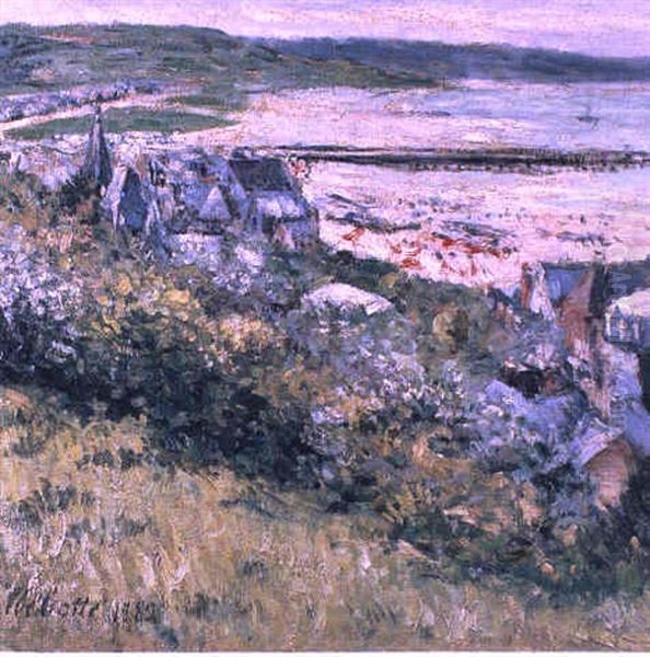 La Plage De Trouville, Vue De La Corniche - view 1