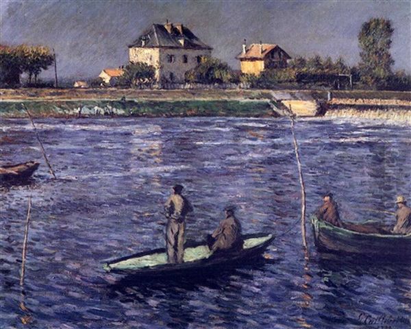 Pecheurs Sur La Seine - view 1