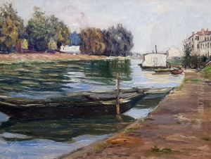 Bords De Seine by Gustave Caillebotte