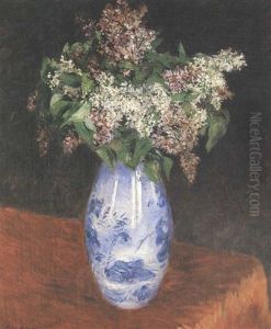 Lilas Dans Un Vase by Gustave Caillebotte