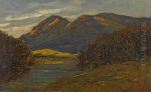 Gebirgslandschaft by Gerolamo Cairati