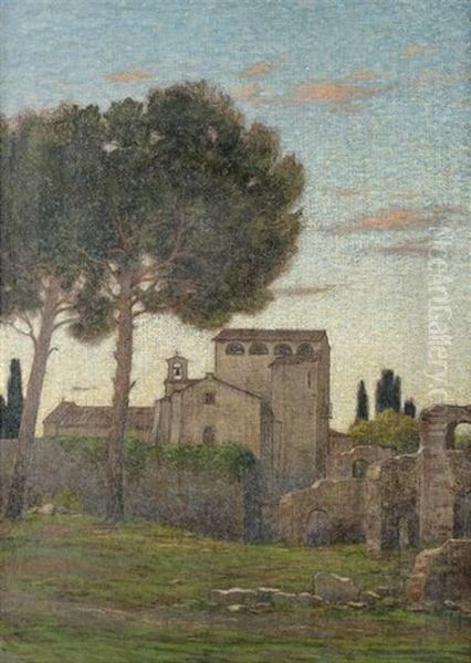 Italienisches Kloster Mit Ruinen - view 1
