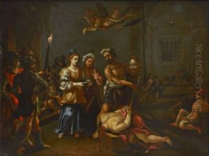 Salome Och Johannes Doparen by Francesco del Cairo