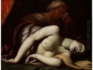 Beweinung Der Lucretia by Francesco del Cairo