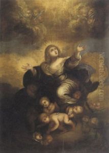 Vergine Assunta In Cielo by Francesco del Cairo
