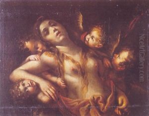 L'extase De Sainte Marie-madeleine Entouree D'anges