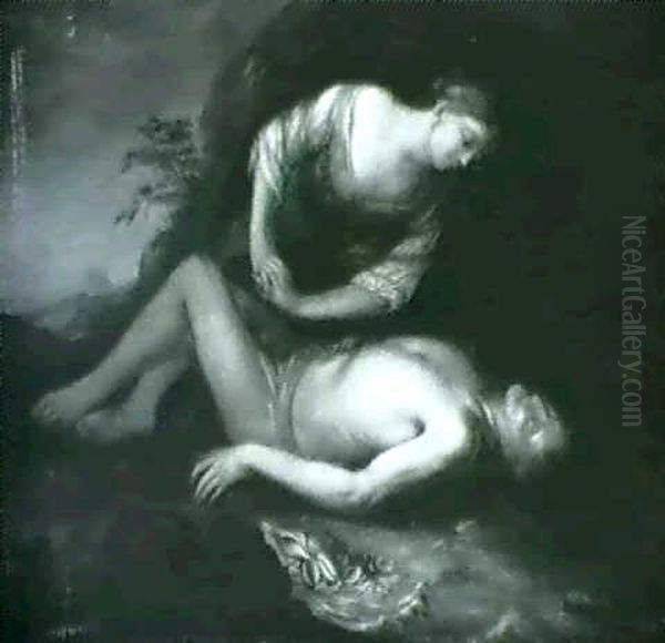 Hero, Den Toten Leander Betrauernd - view 1