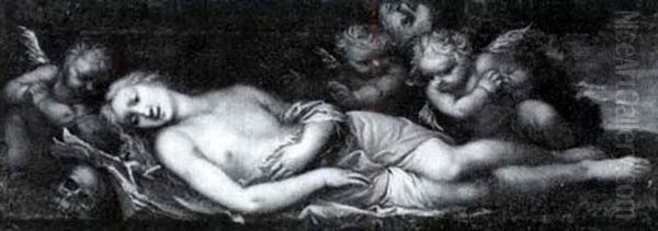 Sleeping Magdalen - view 1