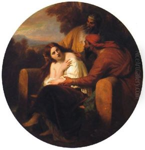 Susanna And The Elders by Henri De Caisne