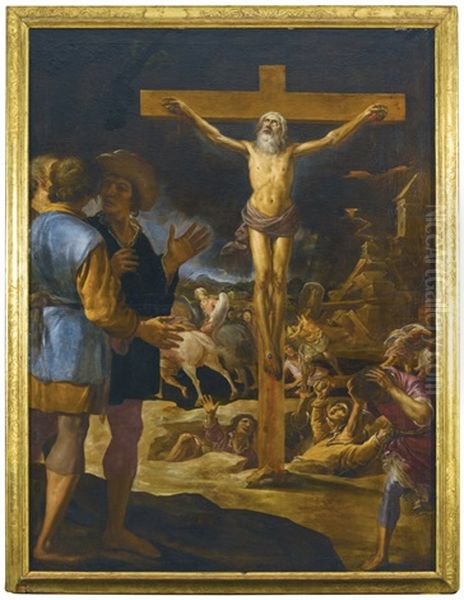 The Crucifixion Of A Male Saint, Possibly St. Philip - view 1