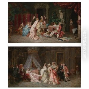 Los Invitados - The Visitors ( + El Recital - The Recital; Pair) by Jose De Cala Y Moya