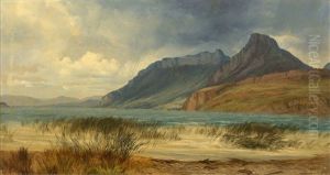 Gewitterstimmung Bei Doing Am Lac D'annecy In Savoyen (stormy Atmosphere At Doing On Lac D'annecy In Savoy) by Alexandre Calame