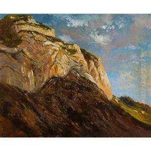 Saleve Au Soleil Couchant