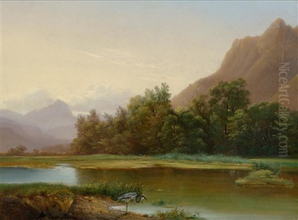 Vue Prise Au Bouveret (view Of Le Bouveret) - view 1