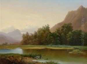 Vue Prise Au Bouveret (view Of Le Bouveret)
