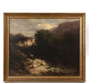 The Alpine Mill, by Alexandre Calame