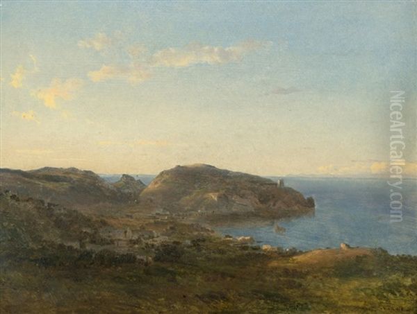 Ischia: Blick Uber Lacco Ameno Auf Den Monte Vico Mit Dem Torre Aragonese - view 1