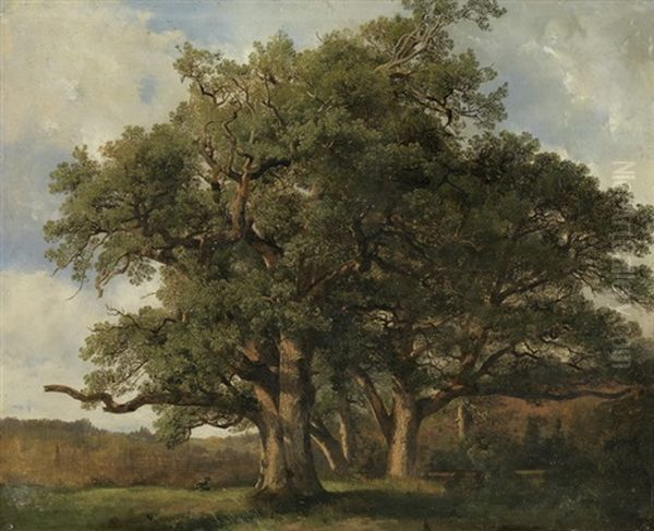 Arbres (grosse Eichengruppe) - view 1
