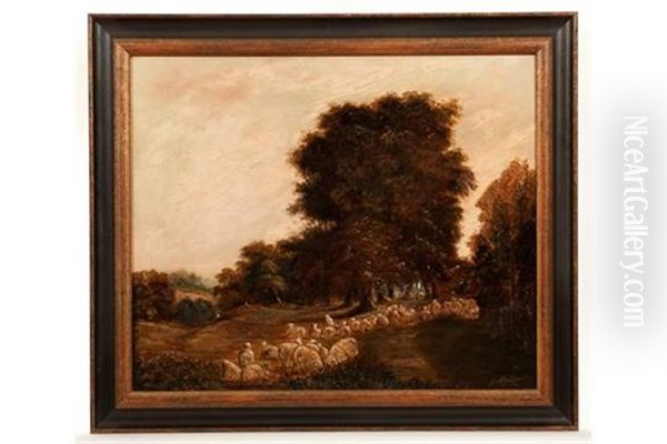 Grazing At Dusk - view 1