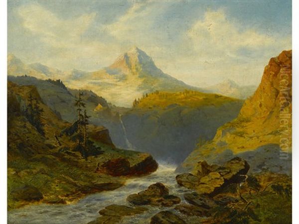 A River In The Alps - view 1