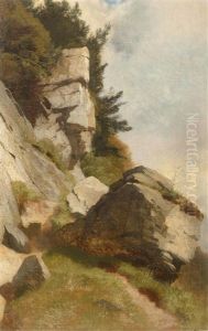 Felsenlandschaft by Alexandre Calame