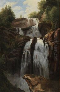 Wasserfall by Alexandre Calame