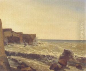 An Der Meereskuste by Alexandre Calame