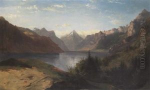Lac Des Quatre Cantons by Alexandre Calame