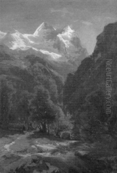 Schwarzwald Mit Reichenbach Und Blick Auf Das Wetterhorn - view 1