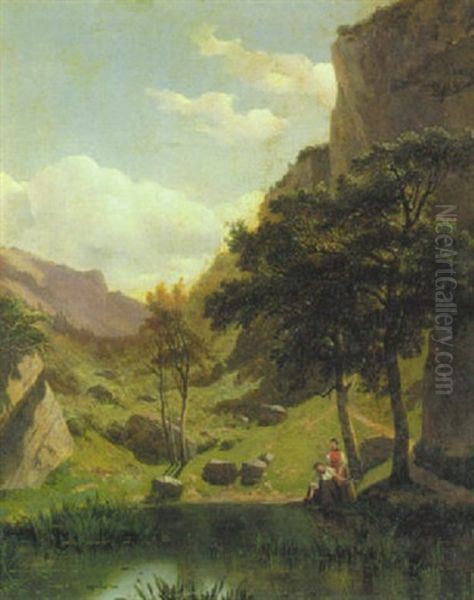 Gebirgssee (bei Meiringen?) - view 1