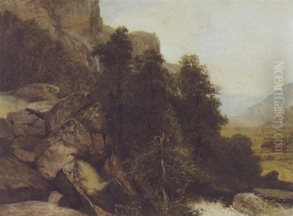 Landschaft Im Rhonetal Bei Vemayez - view 1